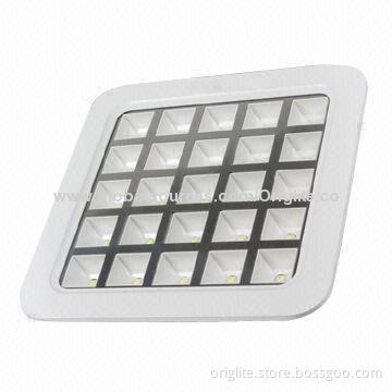 LED Grid Light, 25W, 215 x 215mm, Samsung Chip, Lifud Power, PMMA Diffuser, 95m/W, CE List